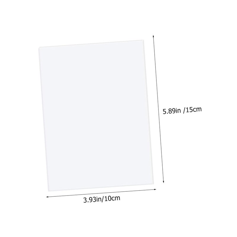 Clear Acrylic Sheets 10pcs For Crafts Picture Frames Wedding Decor Custom Designs - Image 2